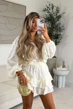 Casie Two Piece Set Beige