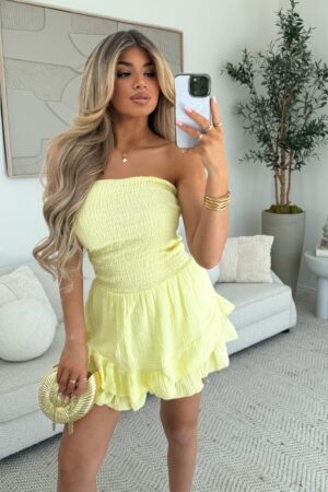 Verona Playsuit Yellow