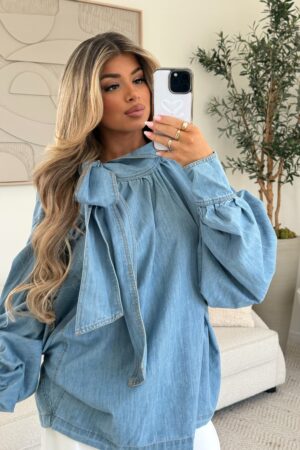 Anouk Blouse Denim